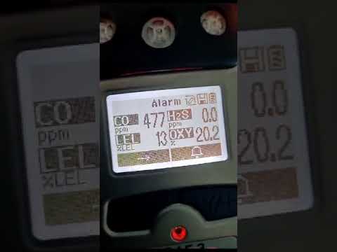 Gas water heater CO test at Waterfront Waves Condo