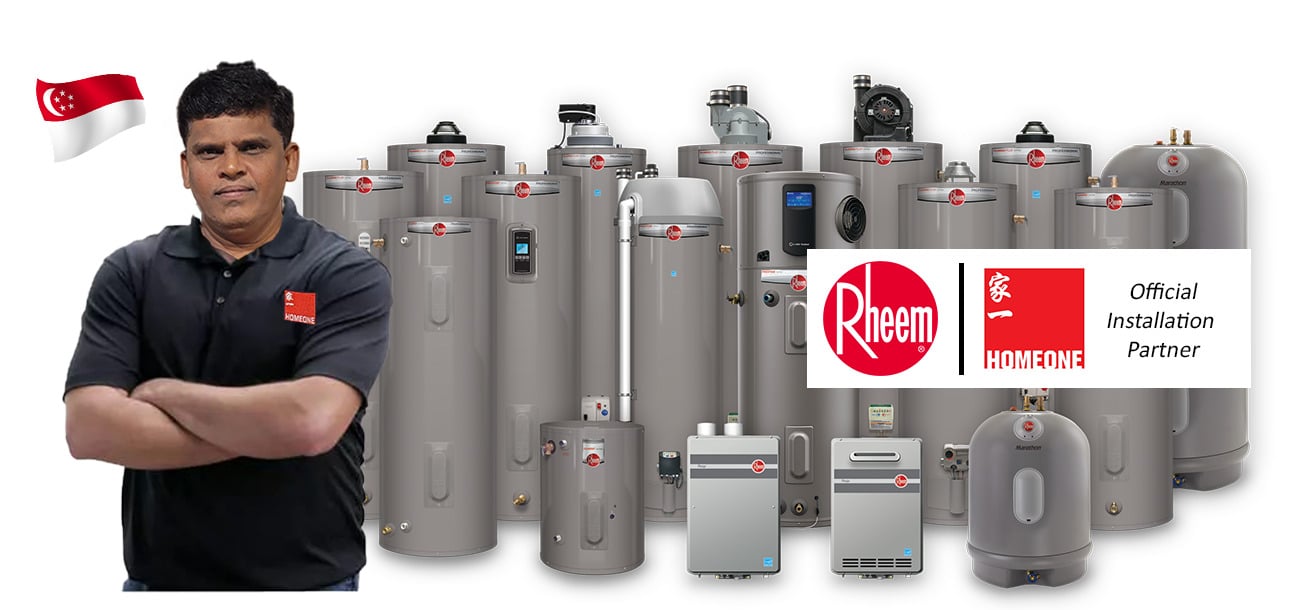 Singapore Best Rheem Storage Water Heater installer Est.2001