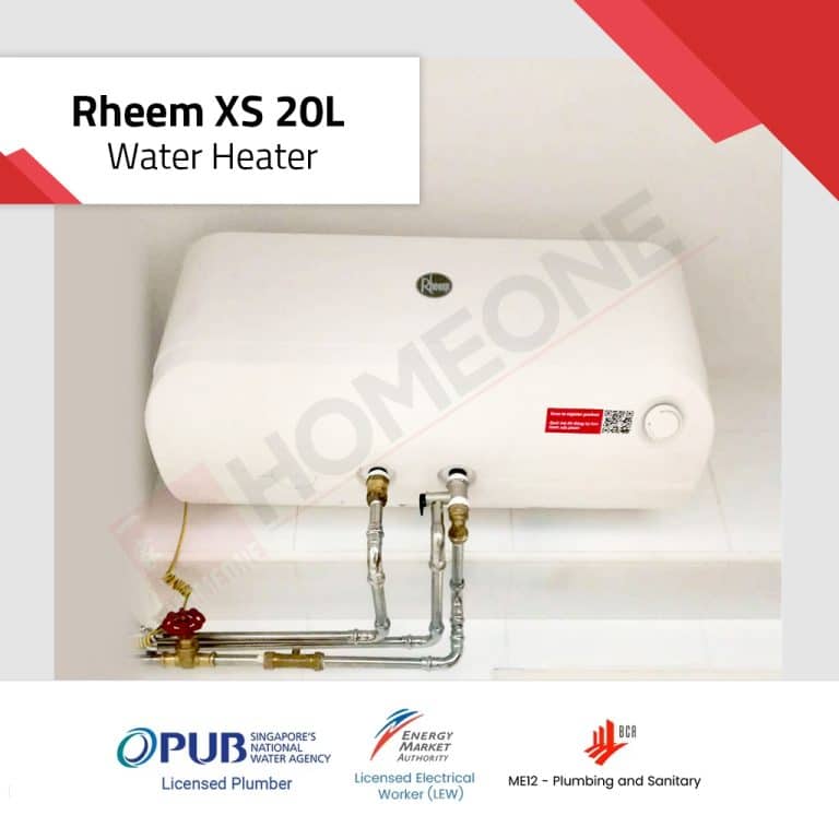 Shee Water Radiator Rheem XS 20L - Xwell Storage Water Heater Singapore Best #1