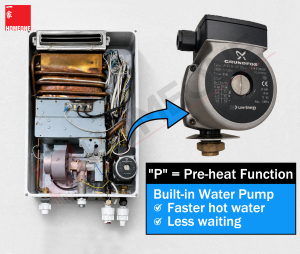 Preheat Built In Pump