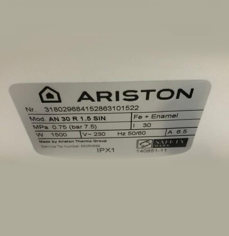 Ariston AN 30 R 1.5 SIN