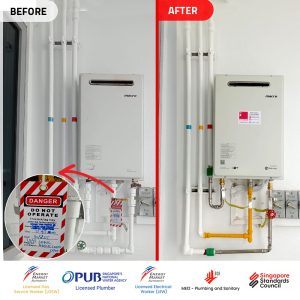 Macro Gas Heater Powered by Citygas- gas leak.Feature .00
