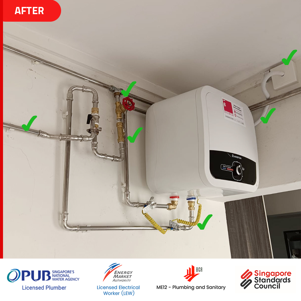 Ariston Water Heater not working 723 Tampines St72 HDB 02