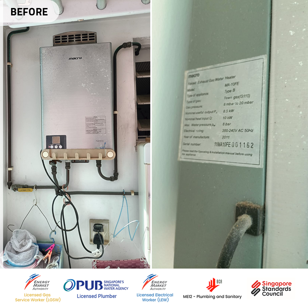 Indoor Macro MA-10FE Gas Water Heater HDB 01