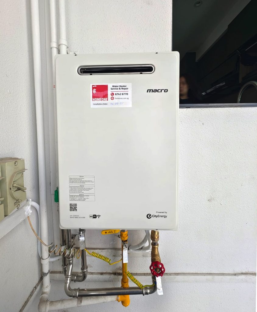 Macro MA-20WOD Gas Water Heater In Esparina Residences
