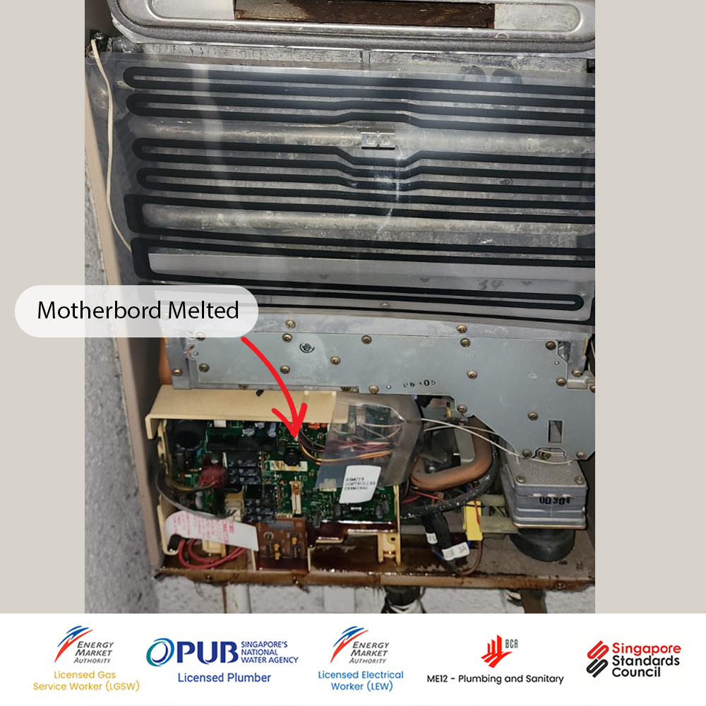 Paloma Gas Heater Replacement at Kovan Melody Replacement- 011