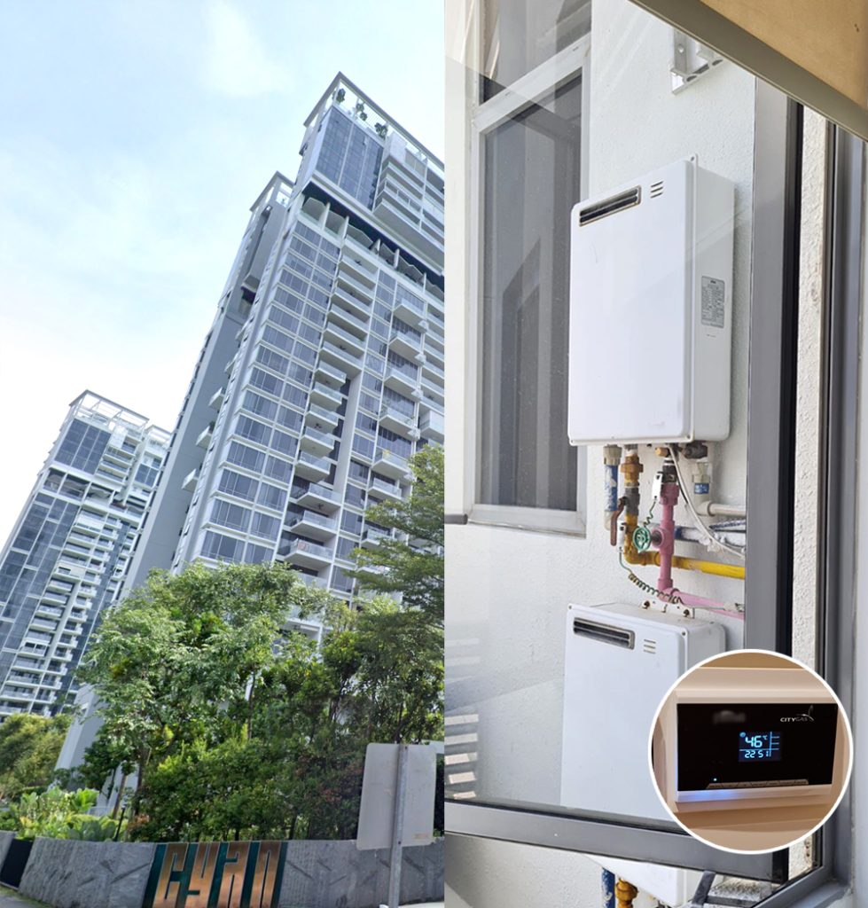 Bukit Timah Gas Water Heater Installation Replacement Cyan