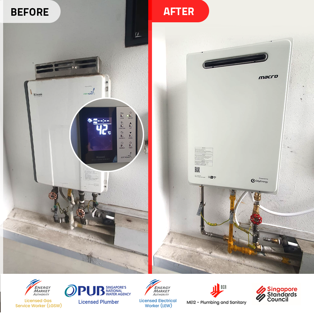 Gas Heater Installation and Replacement in Pasir Ris 11 pasir-ris-gas-water-heater-installation-replacement-coco-palms