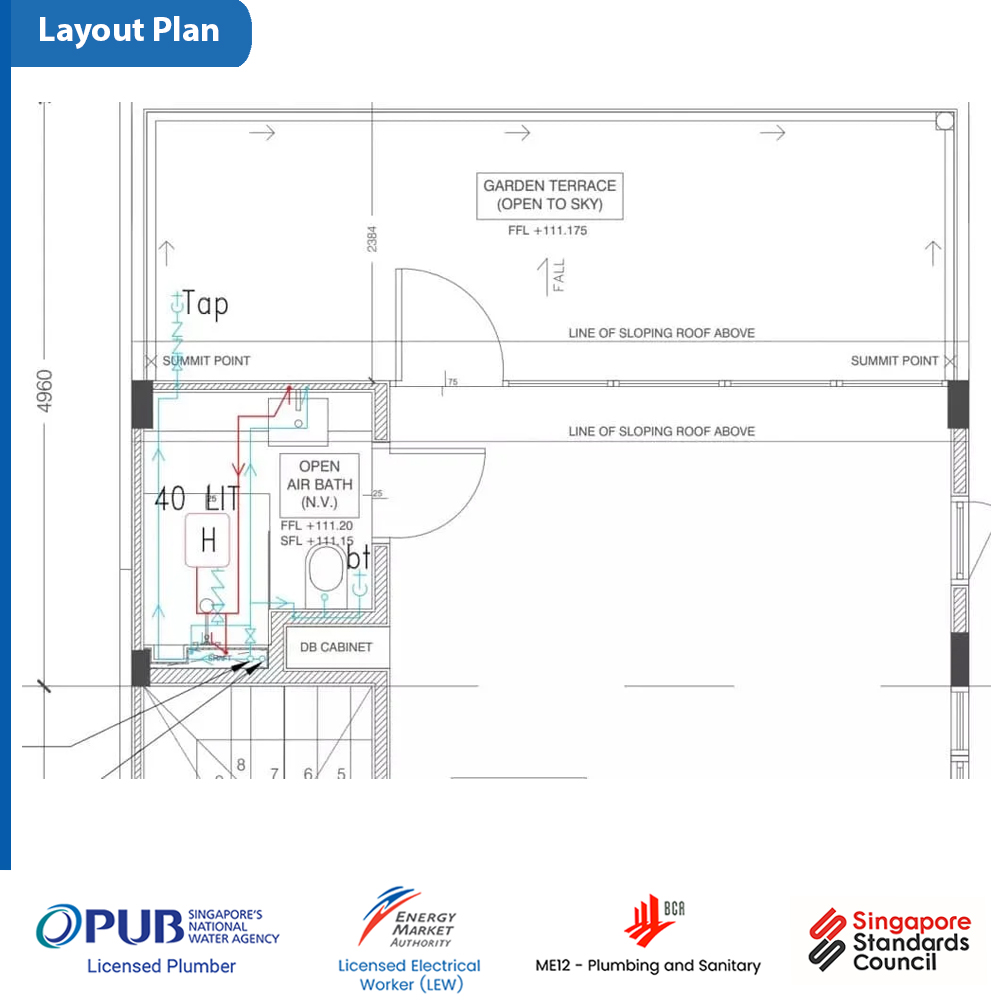 How to obtain PUB Storage Heater Installation Certificate 4 Layout Plan for PUB Submission