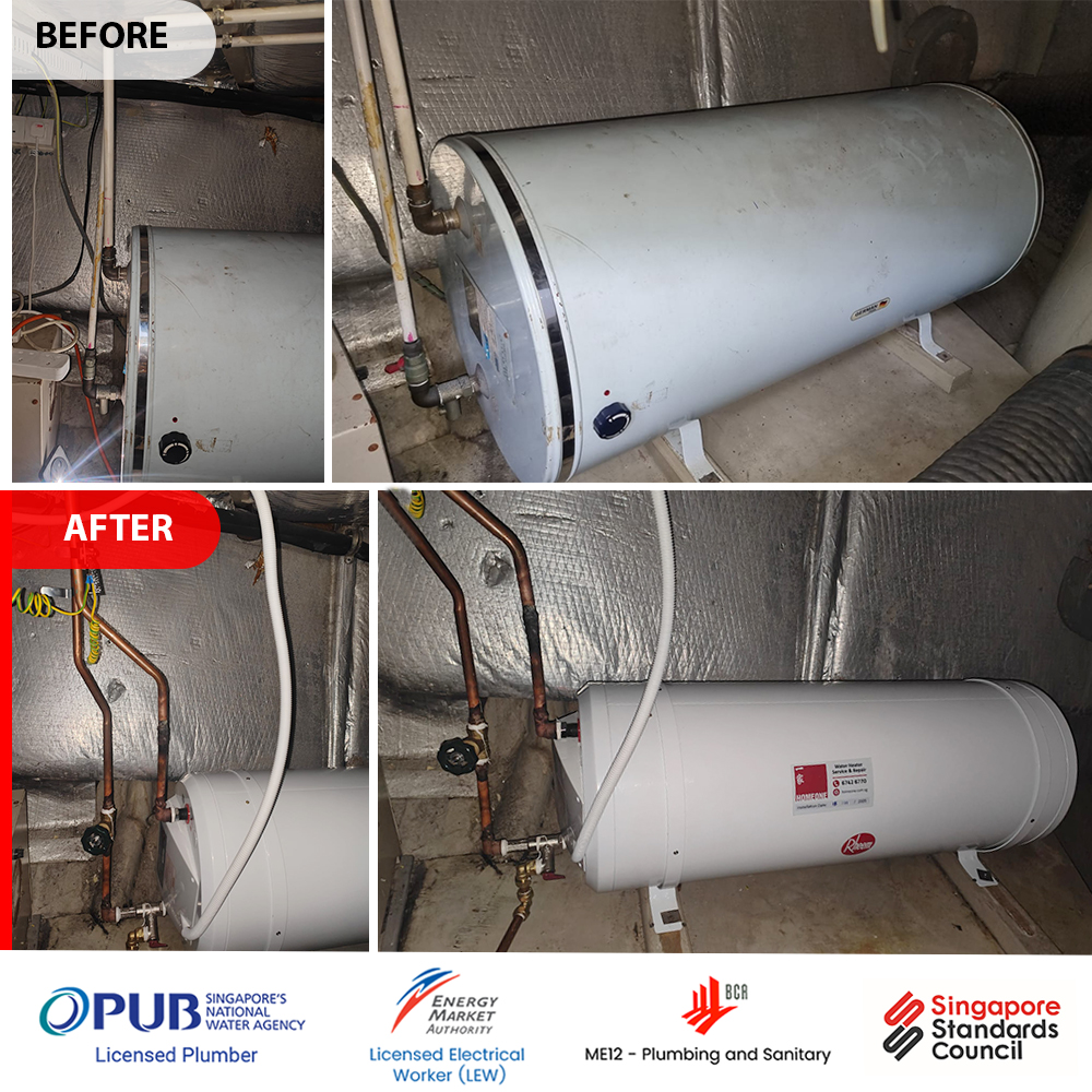 Boat Water Heater Replacement: German Pool GPC-150 to Rheem EHG-55S at Marina Country Club on 18 Nov 2025 3 Boat Water Heater Replacement. 00