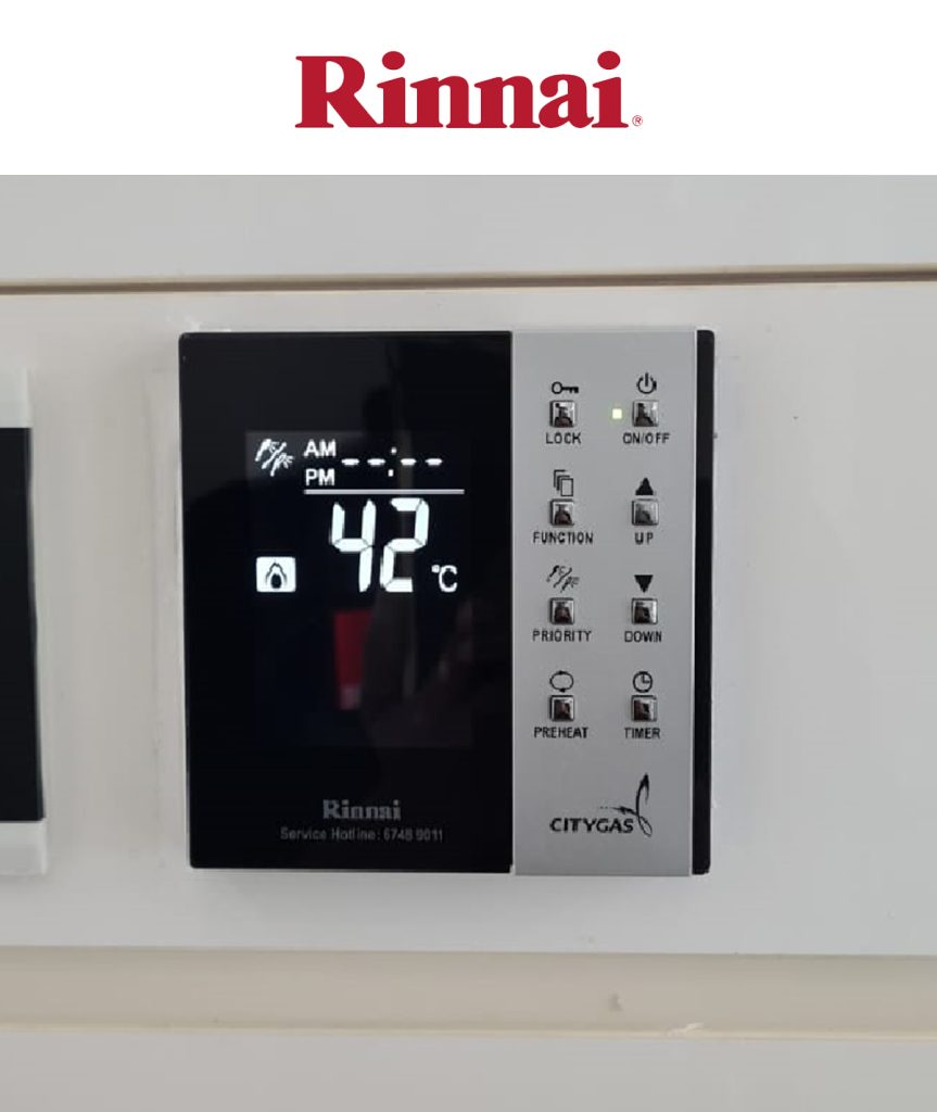Rinnai Control Panel