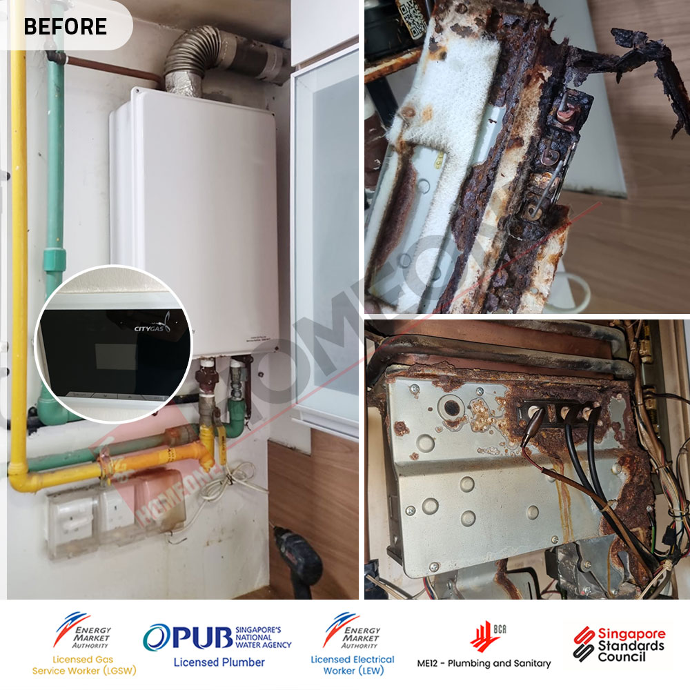 CityGas Water Heater E1 Error Code at Waterfront Waves - Citygas Supply: Replacement to Rinnai-2024WF-RS 3 City Gas Heater E1 Error Code at Waterfront Waves - Gas Heater Replacement 02