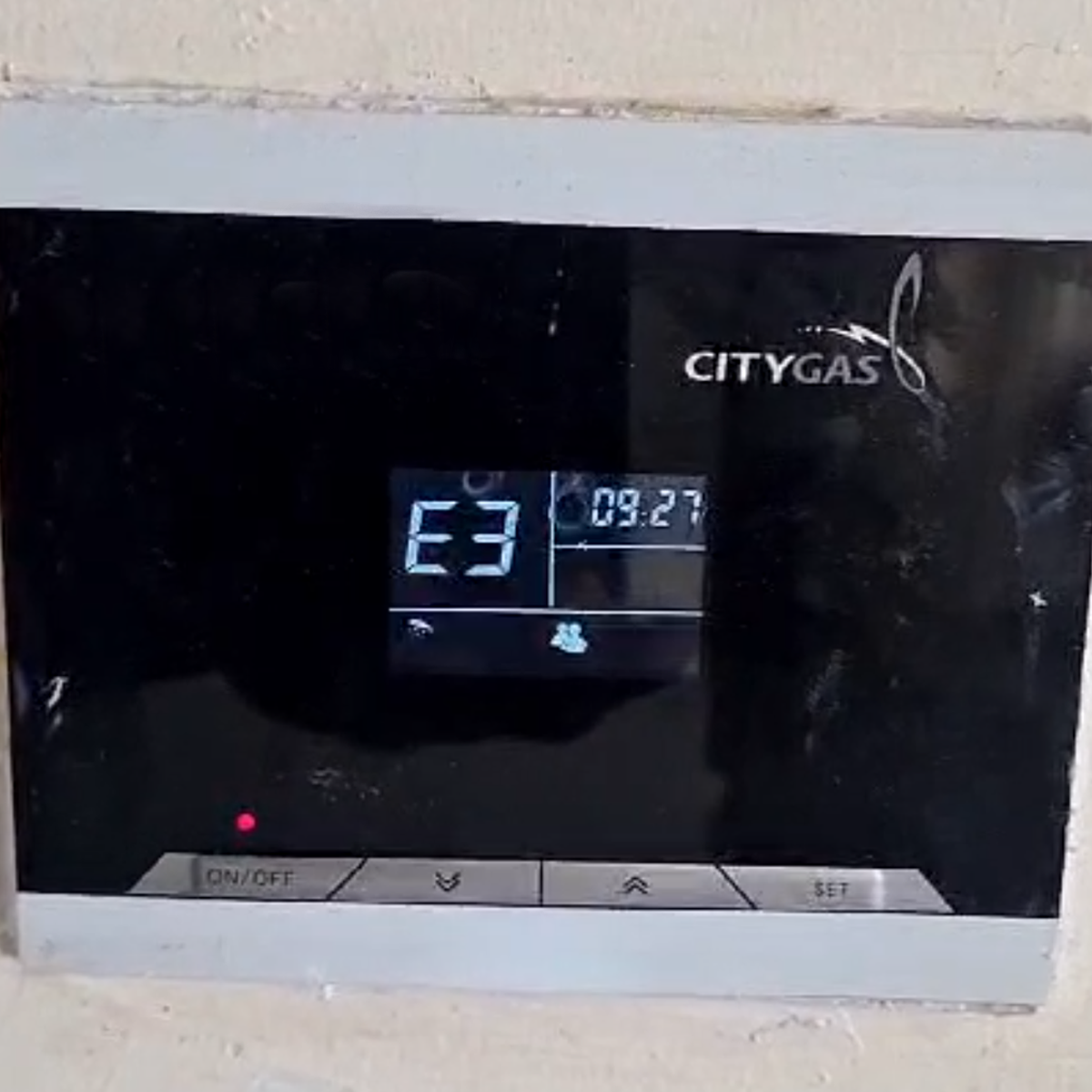 City Gas Heater E3 Error Code at Centro Residences Take A Photo 1