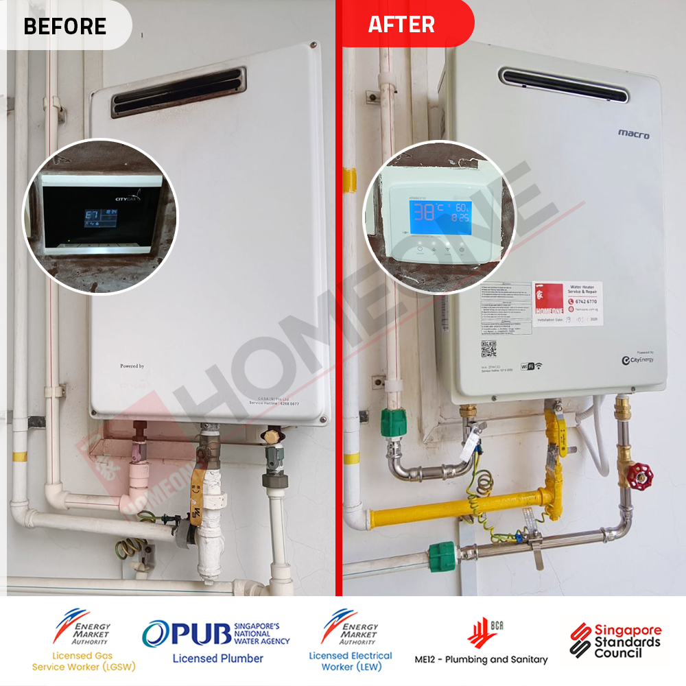 City Gas Heater E7 Error Code at Wandervale - Gas Heater Replacement 01