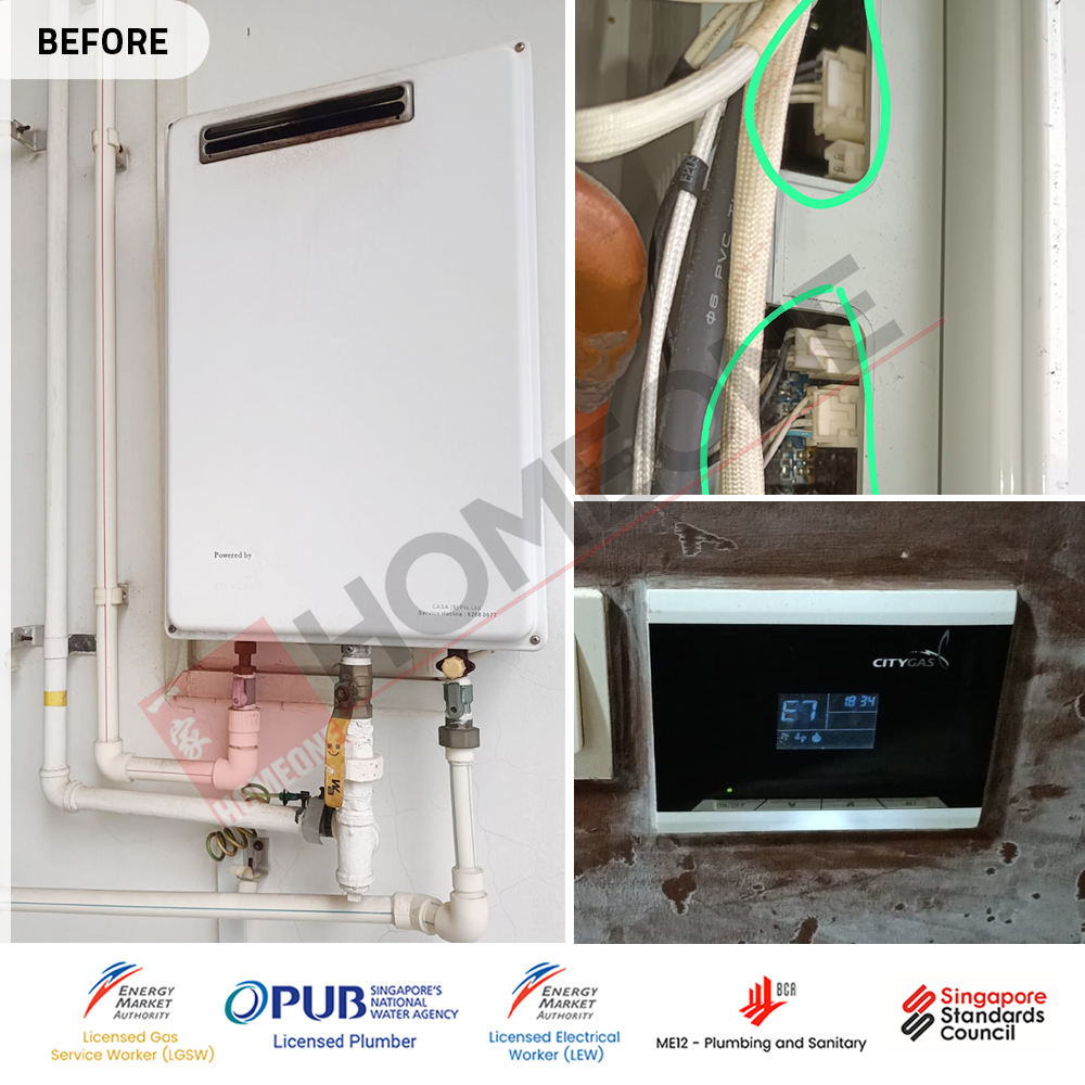 Gas Water Heater E7 Error Code at Wandervale – Citygas Supply: Replacement to Macro MA-20WOD 3 City Gas Heater E7 Error Code at Wandervale - Gas Heater Replacement 02