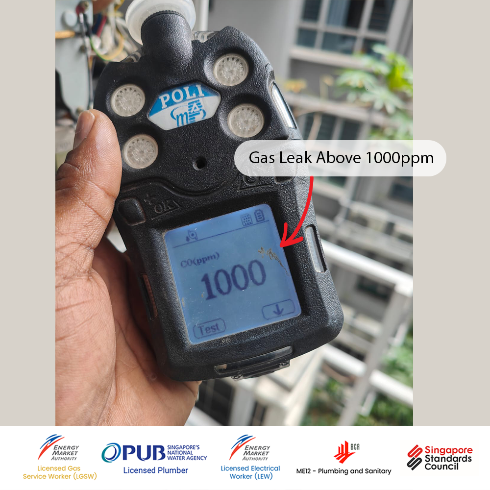 City Gas Heater Waterfront Key E8 Error Code Gas Leak Above 1000ppm