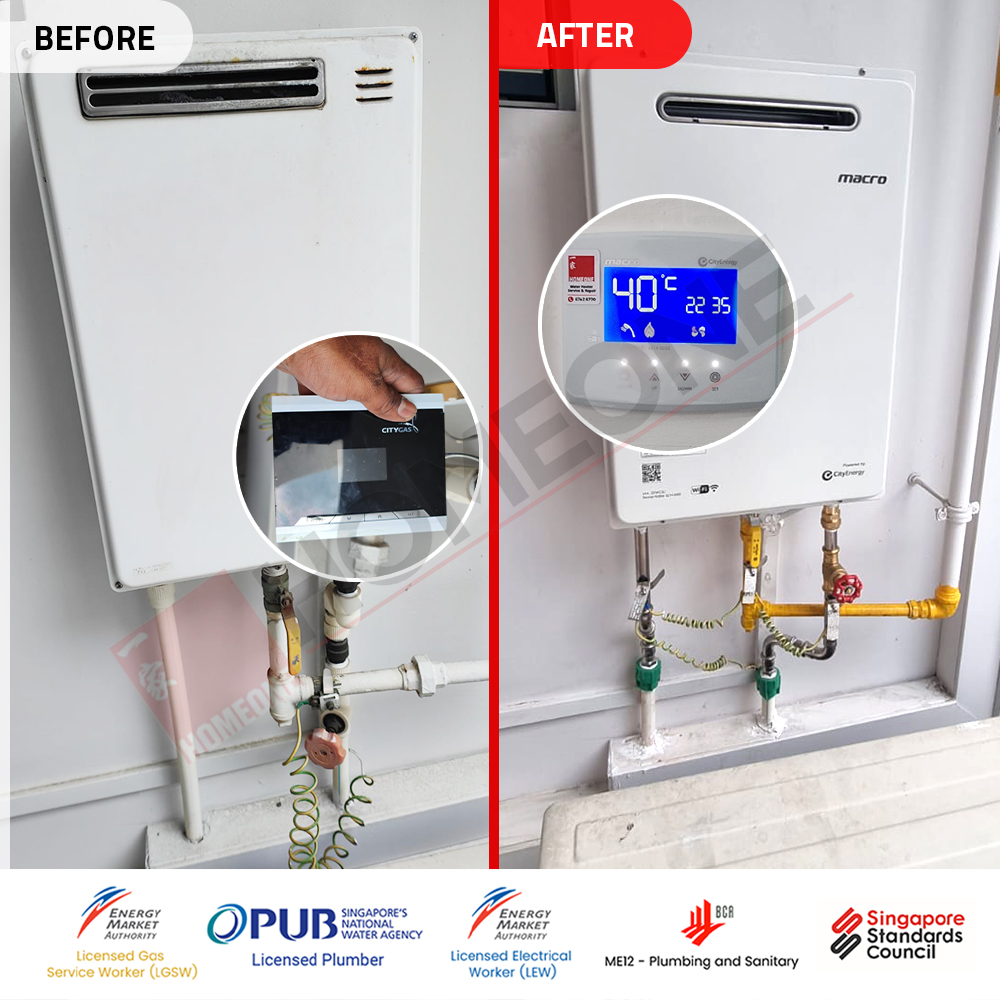 City Gas Heater With Gas Smell at One Canberra - Gas Heater Replacement 01