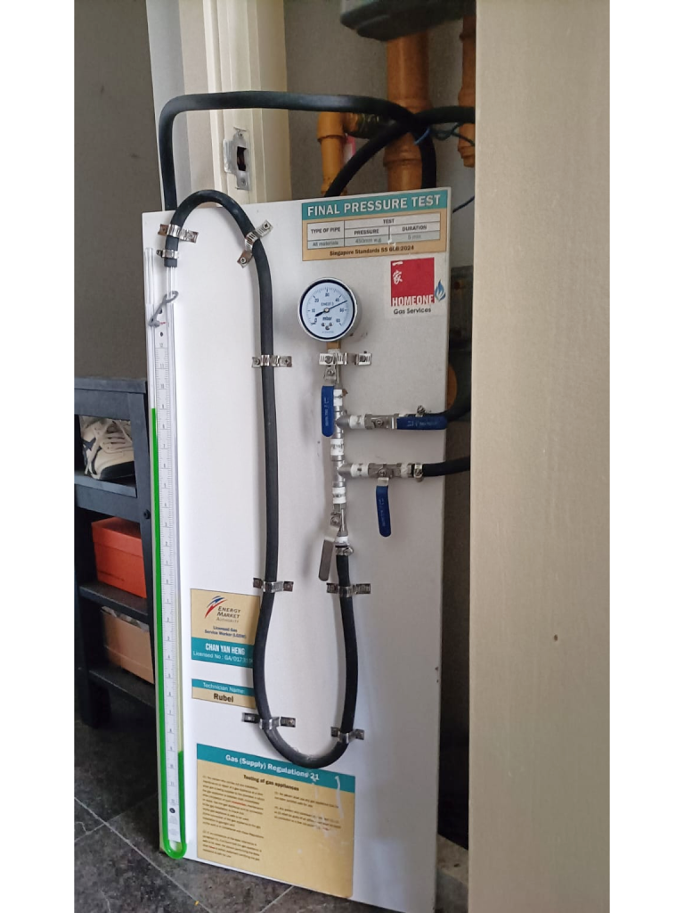 City Gas Heater at Dfresco Not Working - Final Pressure Test