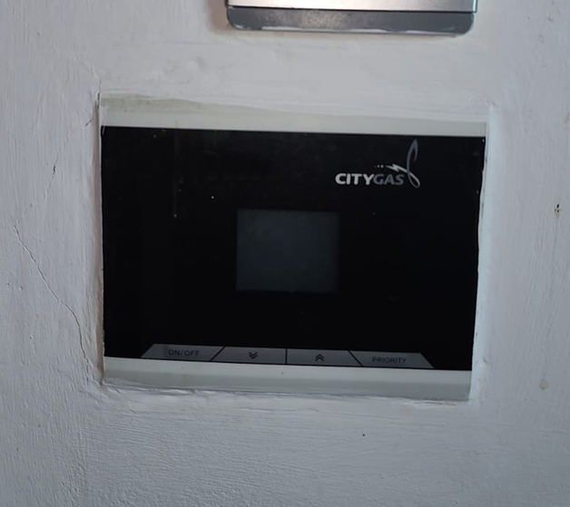 City Gas Heater at Dfresco Not Working Take A Photo