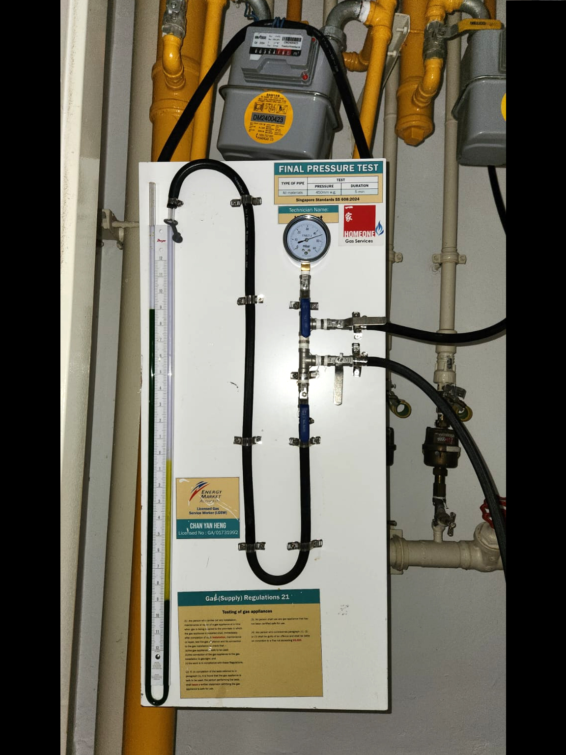 Gas Water Heater with Gas Leak at Tree House – Citygas Supply: Rinnai  REU-2024W-RS