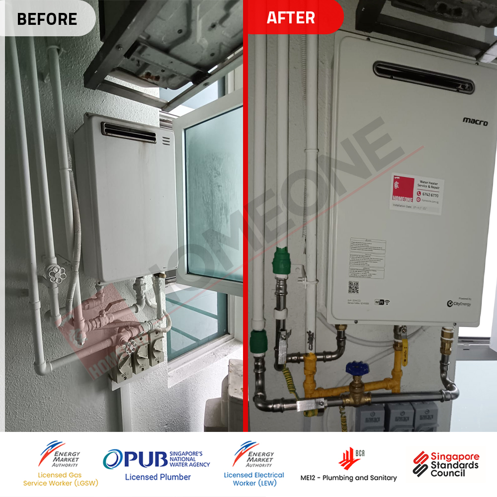 Citygas heater No Display at Woodsville1