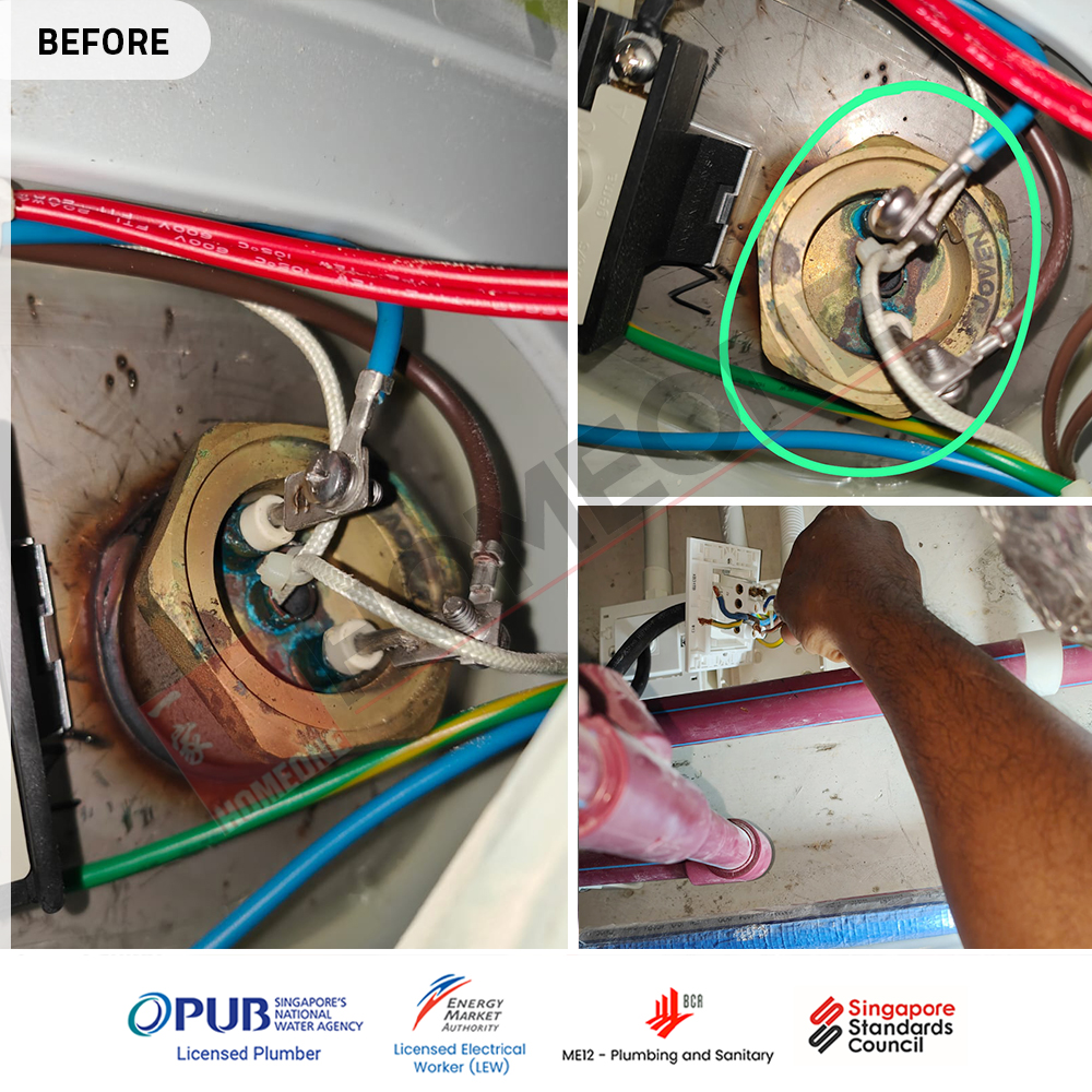 Storage Water Heater Power Trip - Joven Heating Element Replacement - 25 Sep 2025