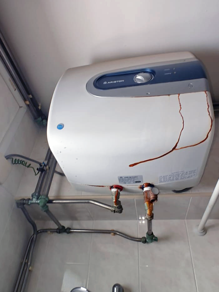 Before Water Heater Installation Replacement at 128A Punggol Field Walk on 26 Jan 2026