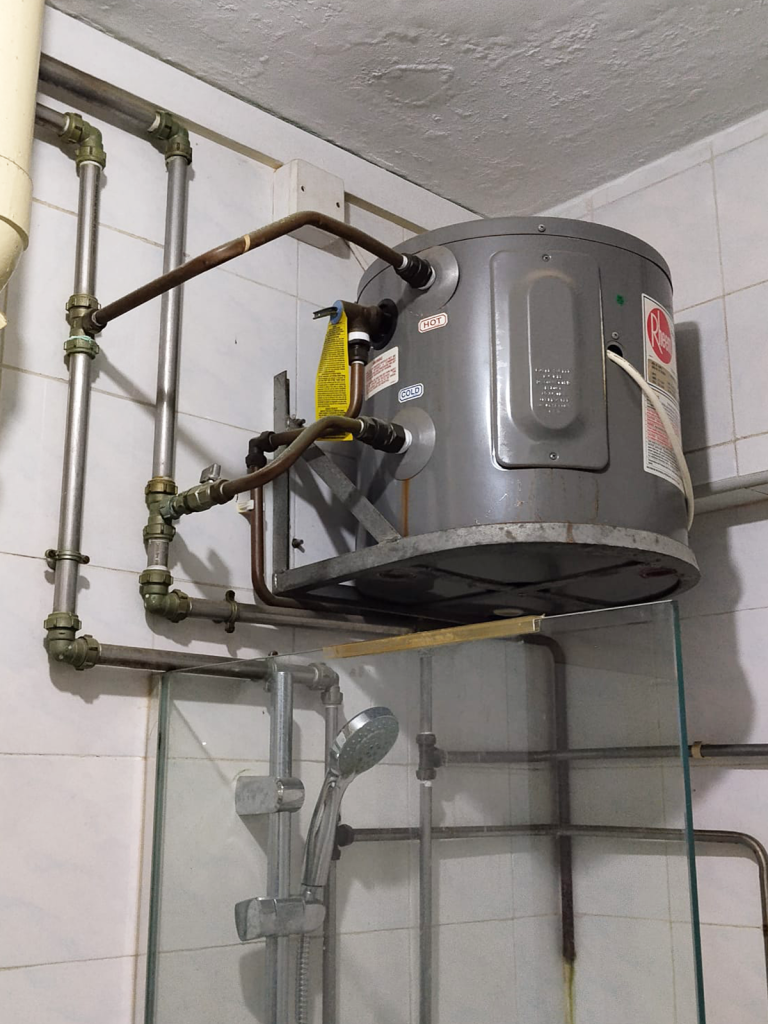 before water heater installation replacement hougang hdb at 580 hougang ave 4