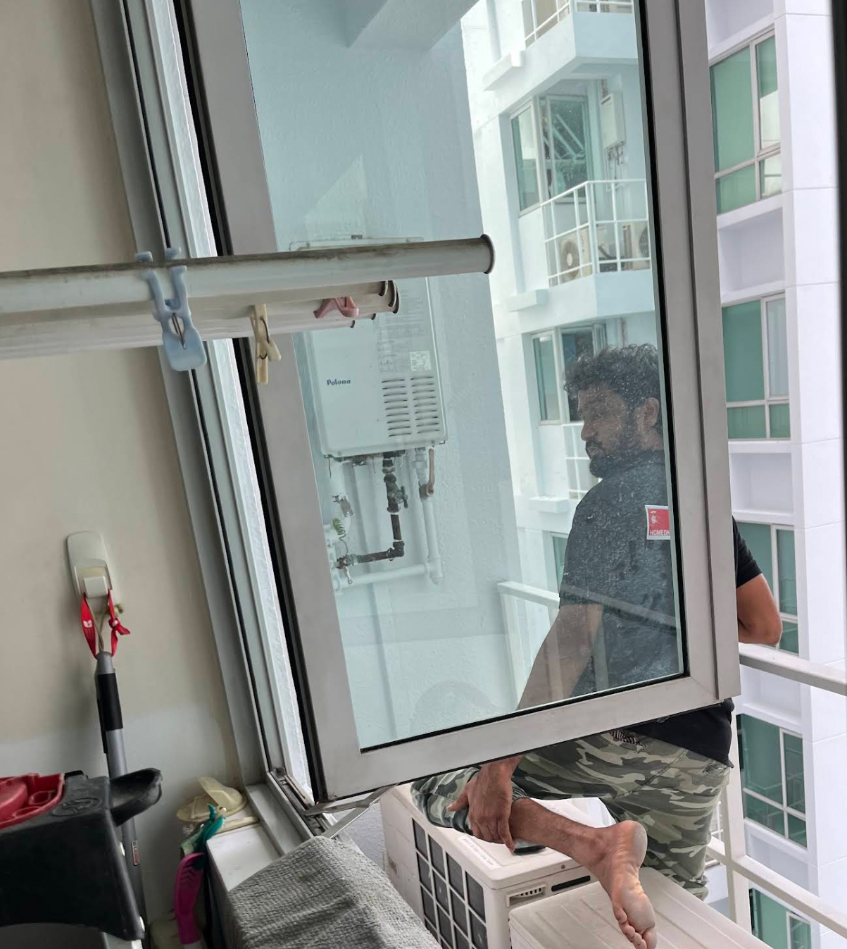 Gas heater replacement on condo