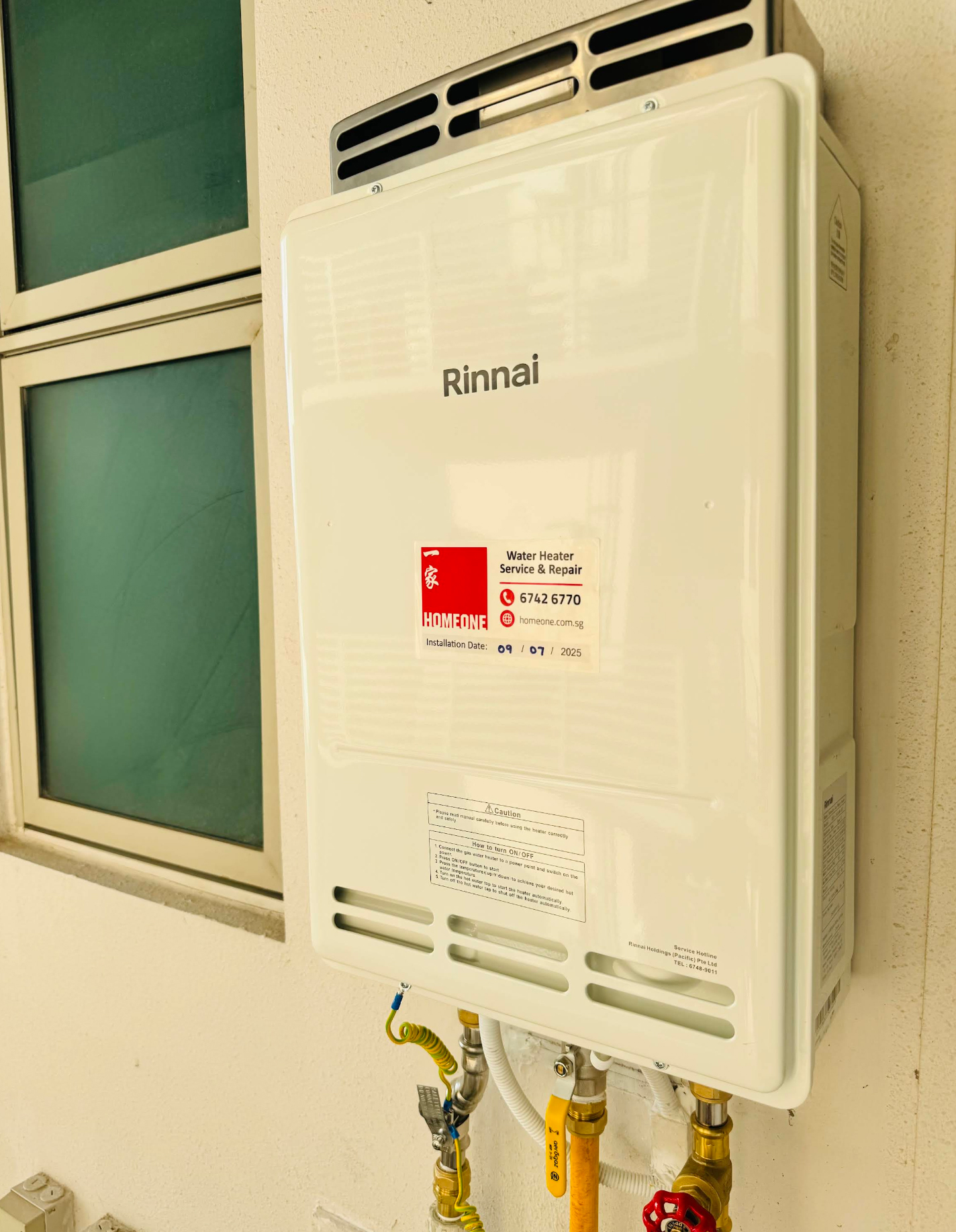 Gas heater replacement 