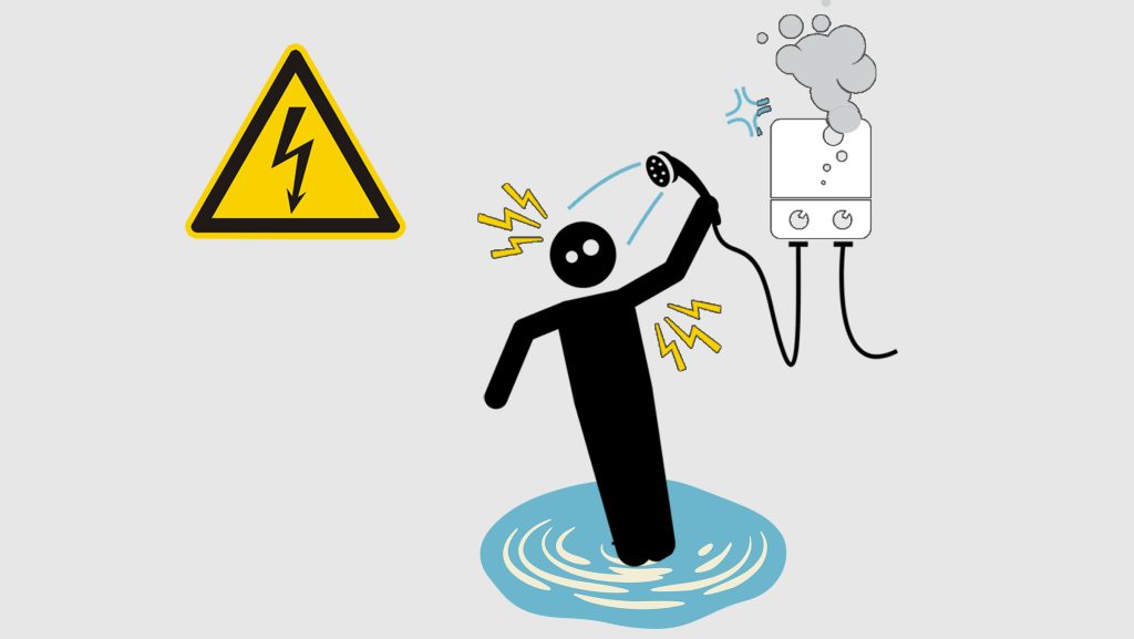 storage water heater electrocution risk without bonding