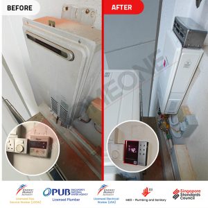 Gas Water Heater Leaking Water at Heat Exchanger - The Lakeshore- Before and After