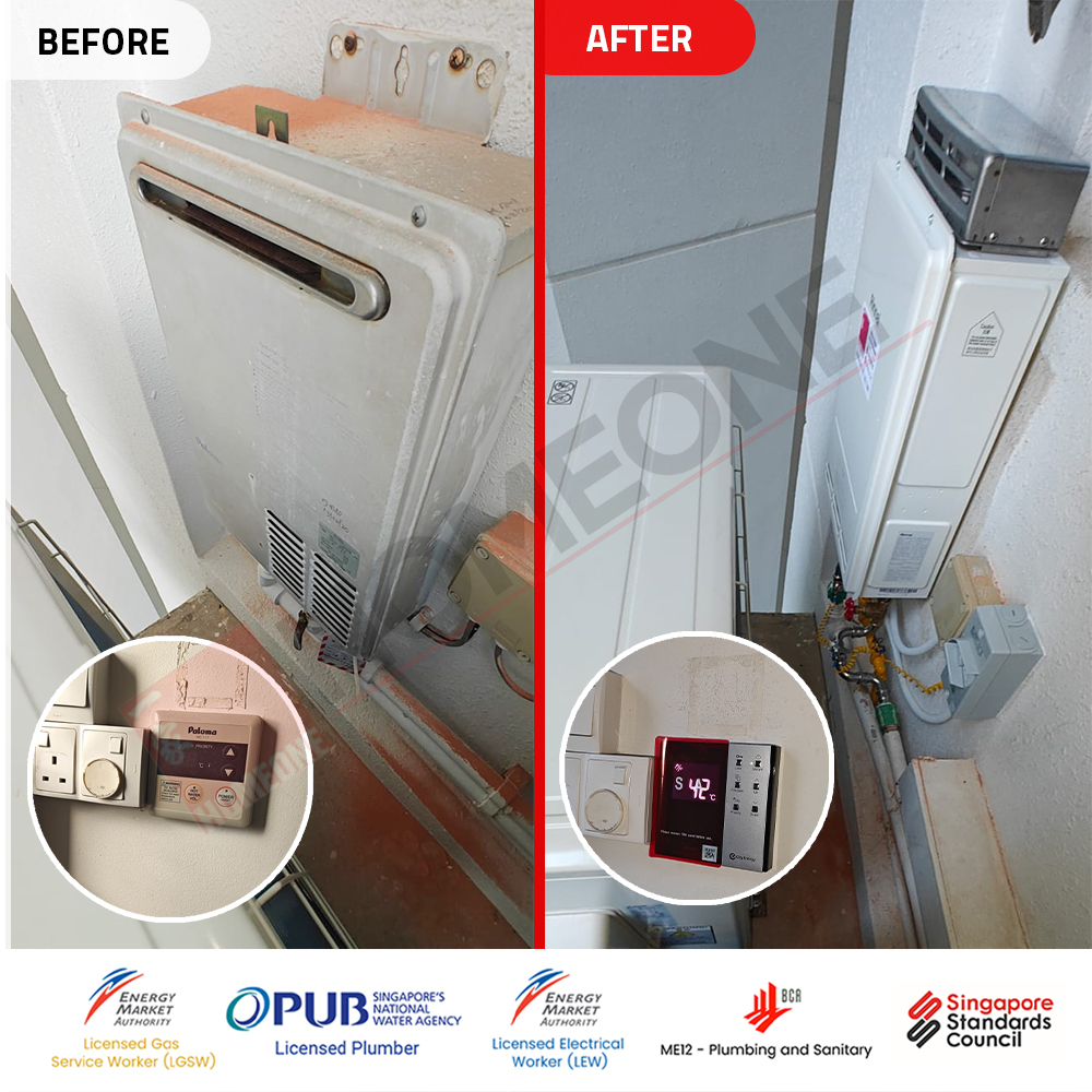 Gas Water Heater Leaking Water at Heat Exchanger - The Lakeshore- Before and After