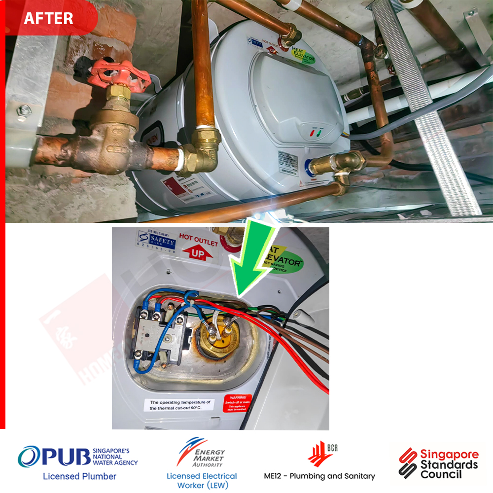 Joven water heater repair Heating Element Faulty After Repair 1