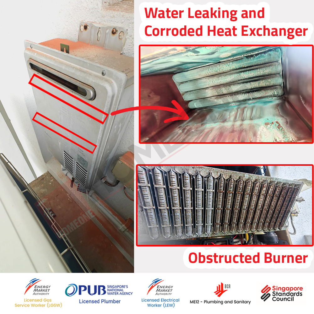 understanding water leaking and heat exchanger