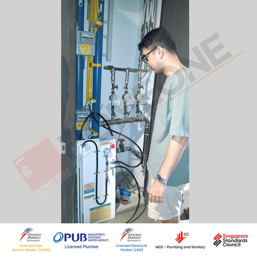Certificate of Gas Safety Customer witness final pressure test