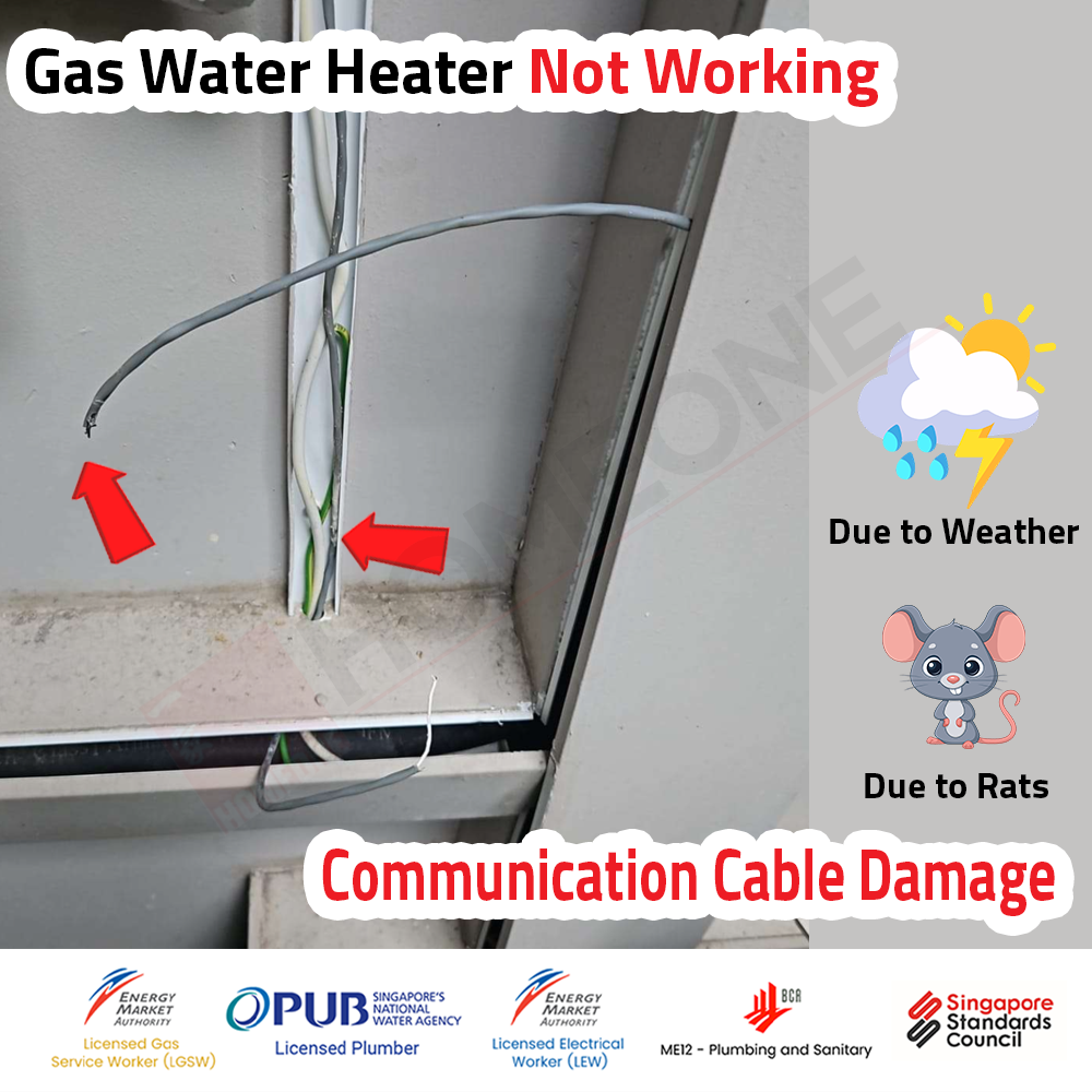 Gas Water Heater Not Working - Control Panel Connection Faulty