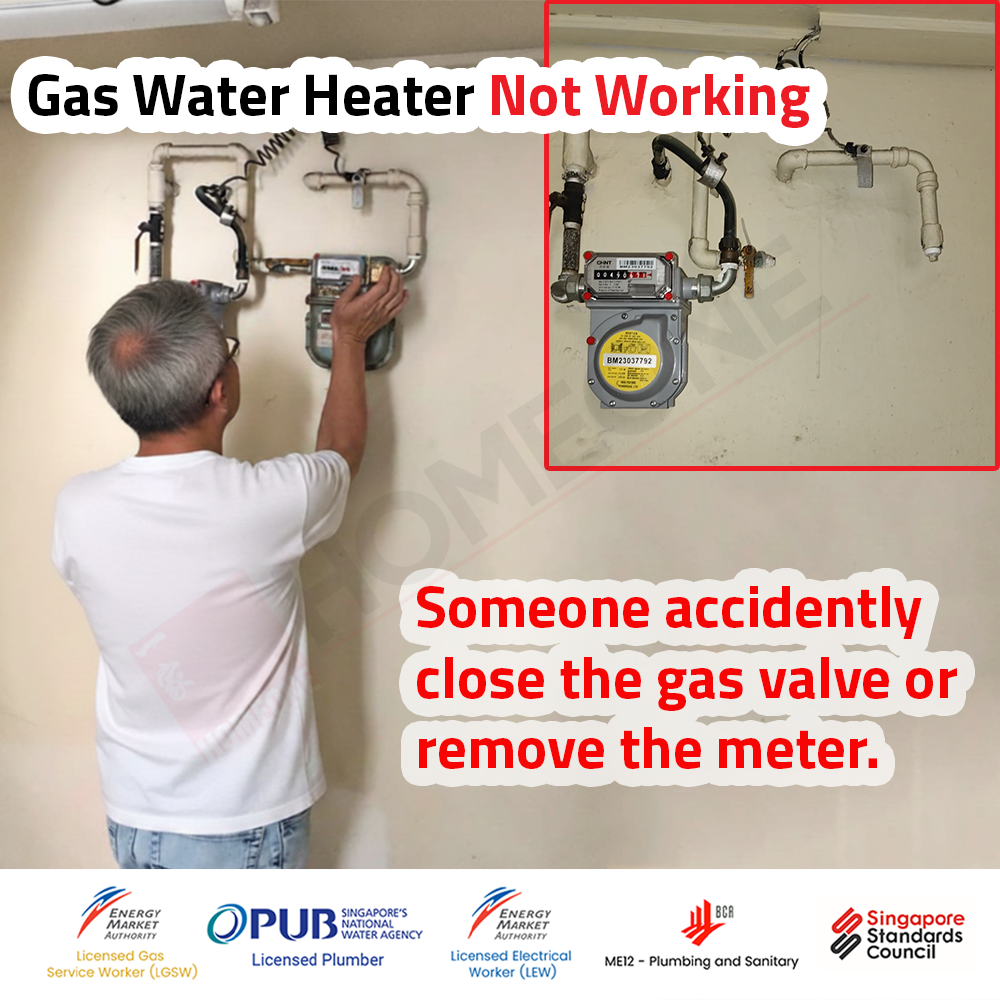 Gas Water Heater Not Working - Gas Supply Faulty