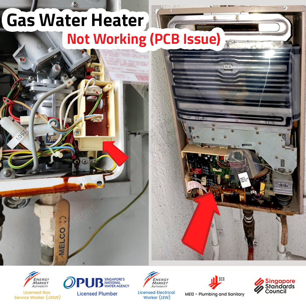 Gas Water Heater Not Working PCB Faulty