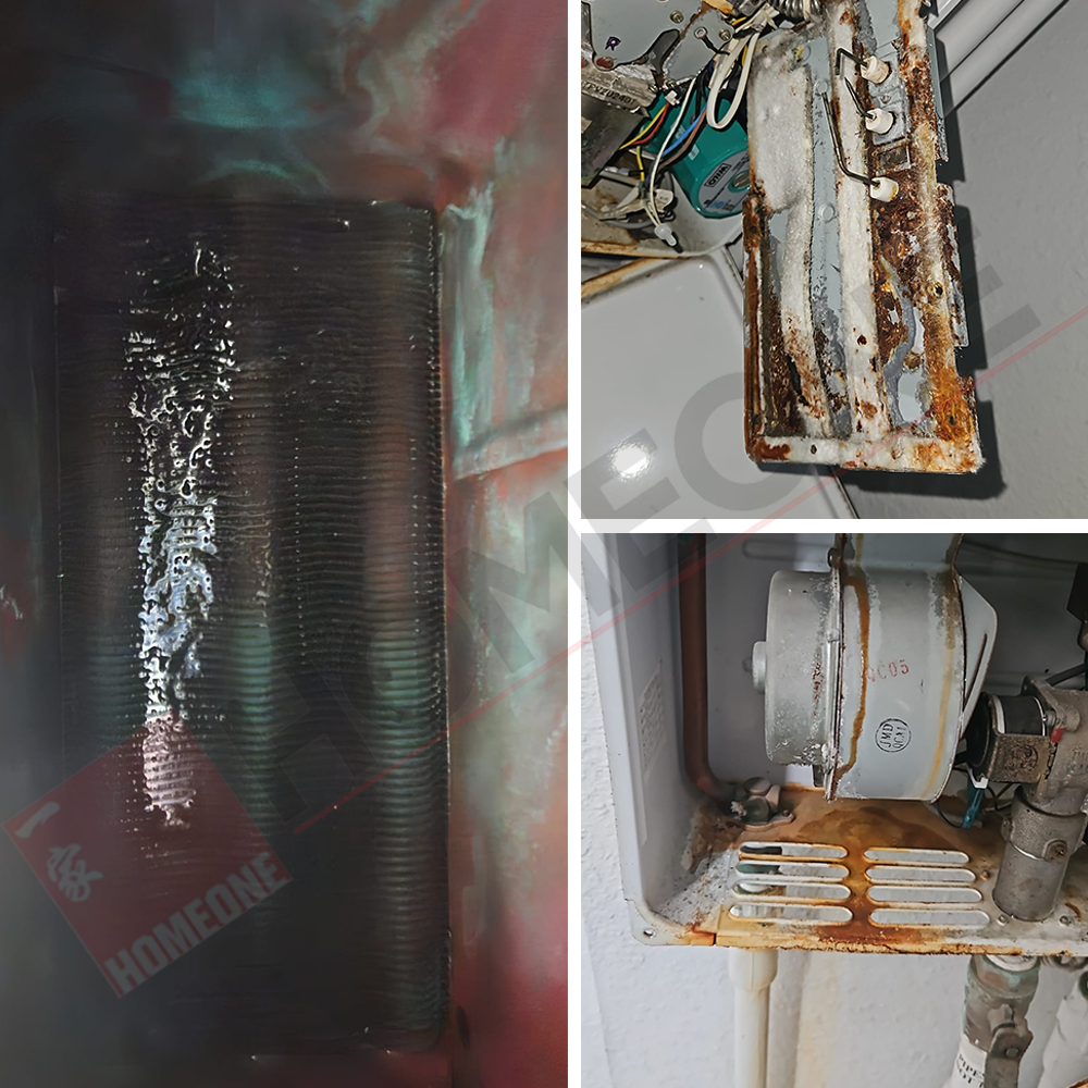 gas water heater heat exchanger leak in singapore