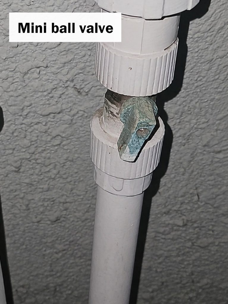 water pipe stop valve - mini ball valve