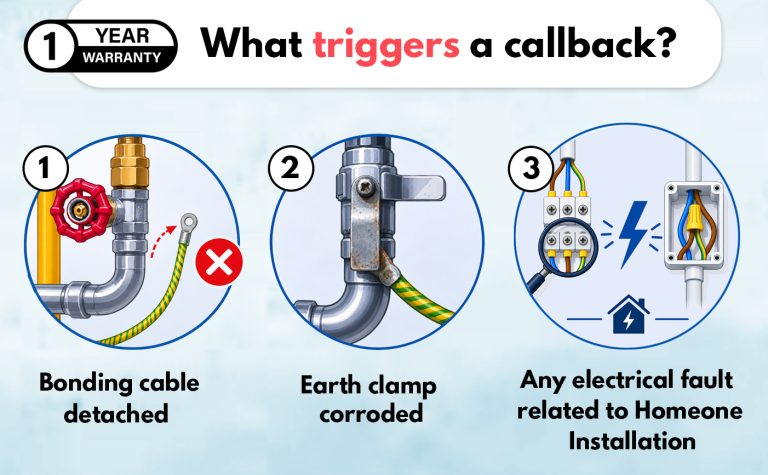 what triggers a call back electrical work warranty