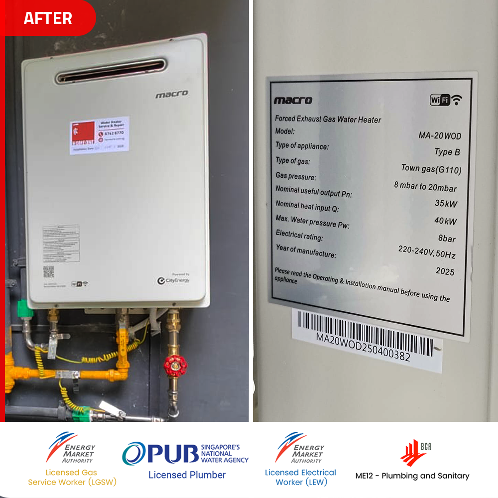Gas Heater Installation and Replacement in Bukit Batok 6 after-macro-ma-20wod-gas-heater-installed-bukit-batok-le-quest-condo