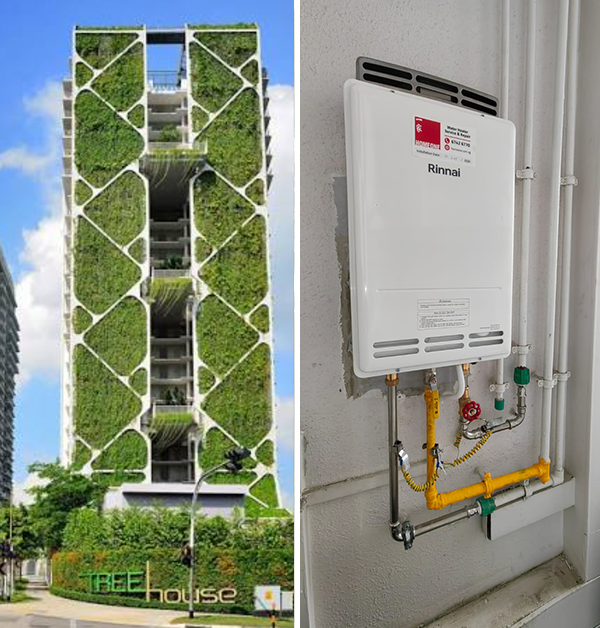 bukit panjang gas heater replacement in singapore