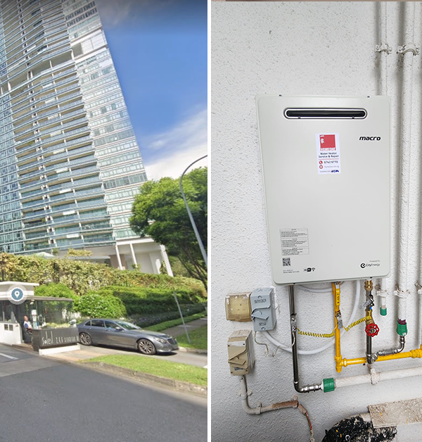 novena gas heater replacement in singapore
