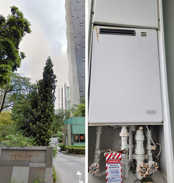 Orchard Gas Heater Replacement in Singapore