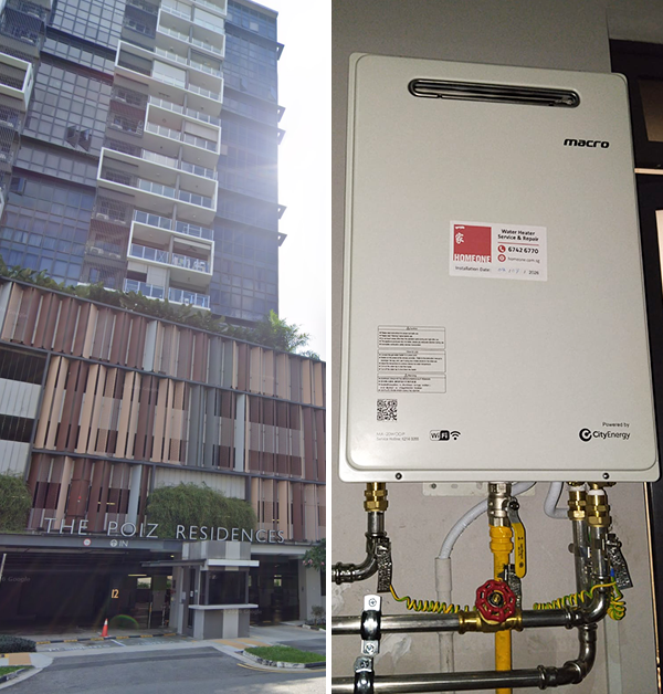 potong pasir gas heater replacement in singapore