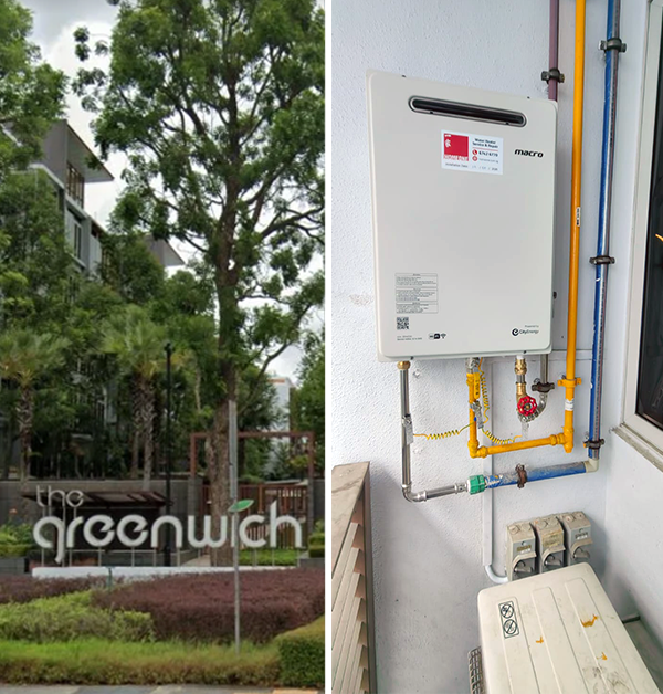 seletar gas heater replacement in singapore