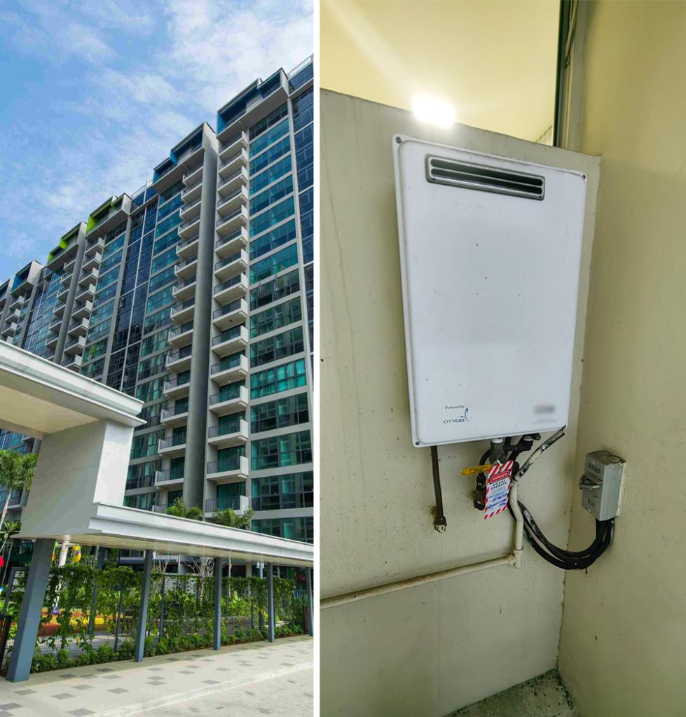 gas heater installation replacement serangoon in singapore