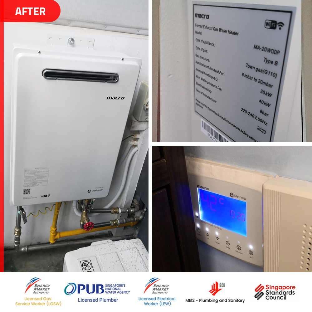 Gas Heater Installation and Replacement in Serangoon 14 serangoon-gas-water-heater-installation-replacement-botanique-bartley-after